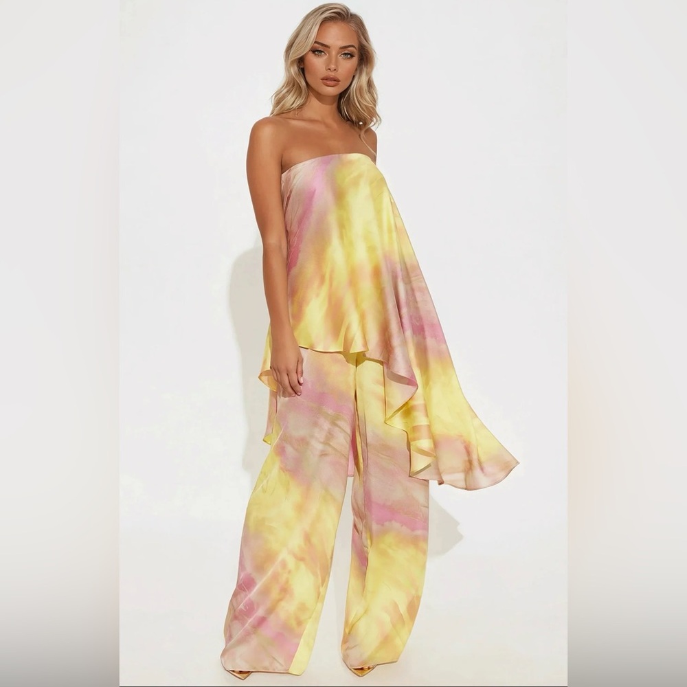 Strapless jumpsuit